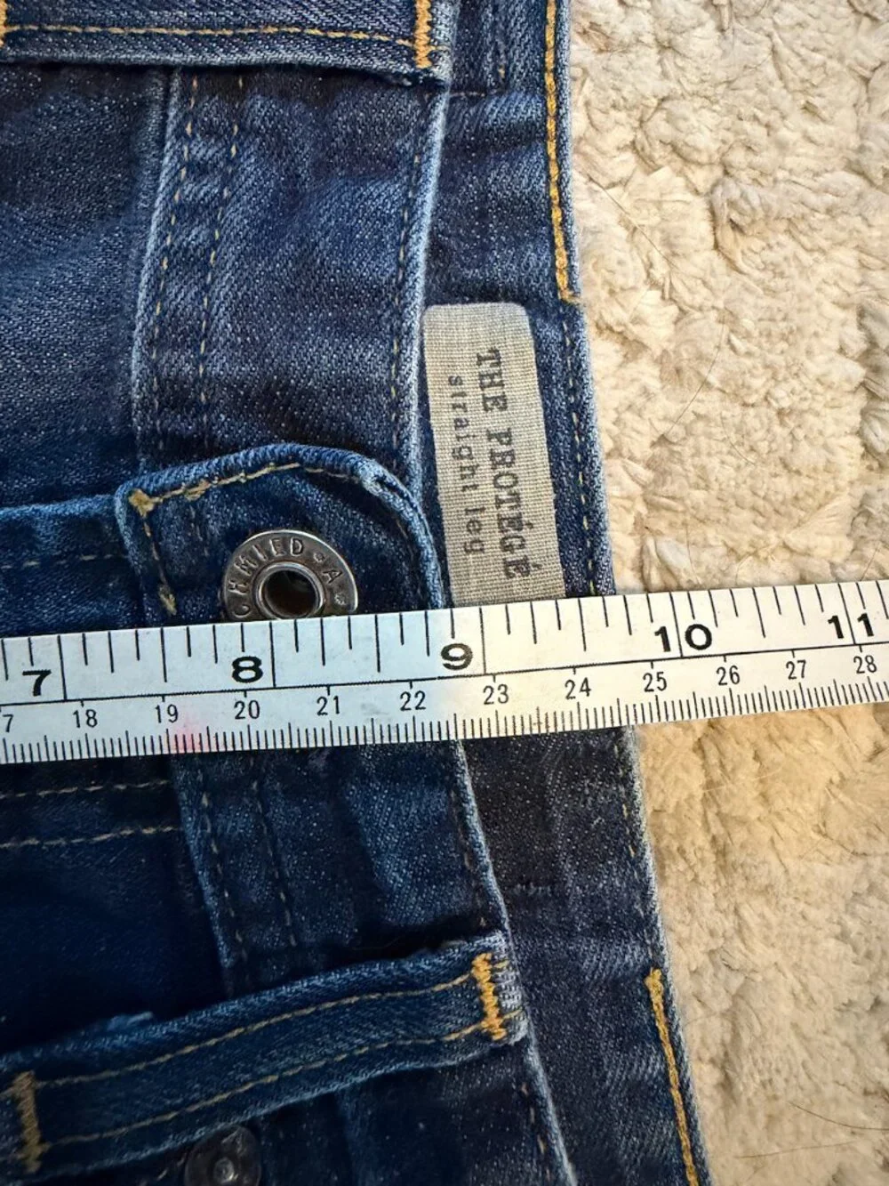 AG Adriano Goldschmied The Protege Straight Jeans Men’s 34x32 Made USA Dark Wash